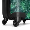 Palm bladeren monstera patroon groen NBS - Handbagage koffer - Volwassenen Unisex middel -wiel