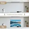 Landschap - Winter - Meer - Bergen - Uitzicht - IJs keuken achterwand spatscherm klein -voor_na_NL