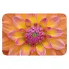 Dahlia - Bloem - Oranje WCmat klein -3d