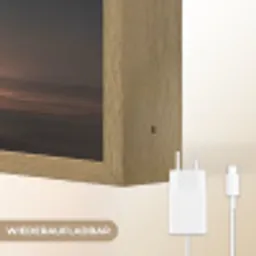 Piramide - Woestijn - Licht Light Box met batterij (Wandlamp) middel -USP_websiteoplaadbaarDE