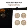 Kruiden - Zwart - Specerijen - Keuken - Koken Wandkleed katoen klein -sfeer2