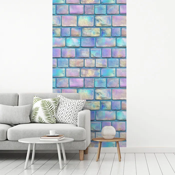 Regenboog - Glans - Steen fotobehang vinyl groot 64 -woonkamer