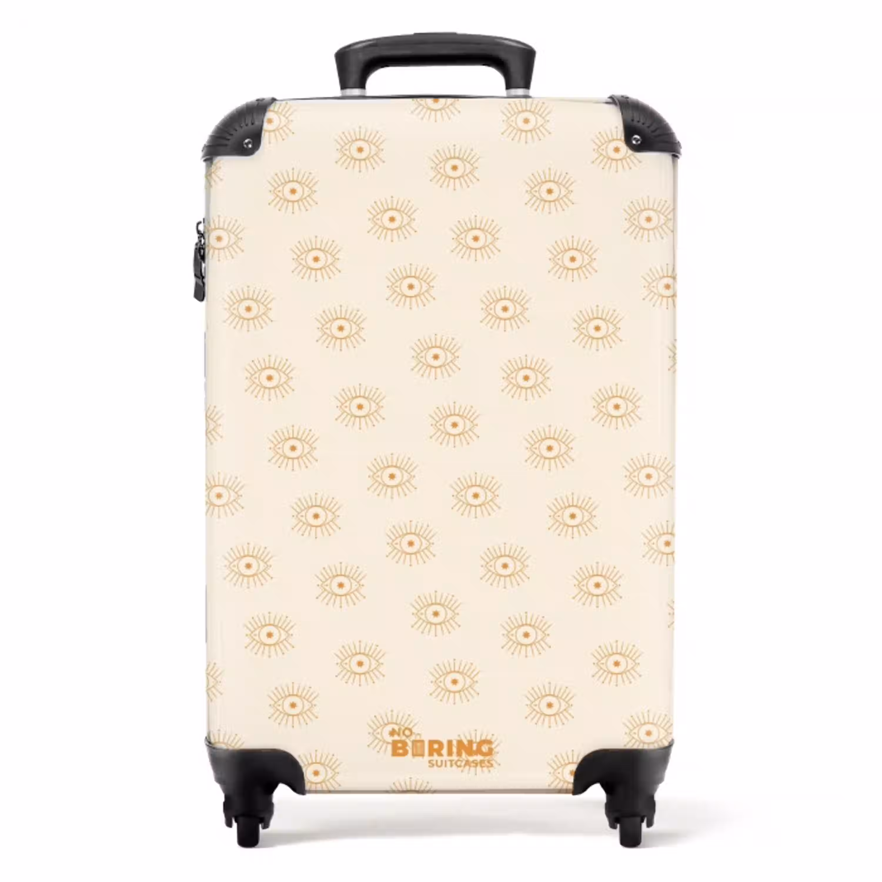 Boho - Zandkleur patroon NBS - Handbagage koffer - Unisex middel -productfoto_recht