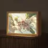 Bloesems - Zonlicht - Quote - Wit Light Box met kabel (Tafellamp) klein -z3d_website