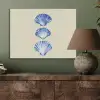 Schelpen - Blauw - Beige PET vilt klein -sfeer2