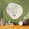 Bruin - Minimalistisch - Quote - Zomer Wandcirkel Organisch Plexiglas middel -sfeer2