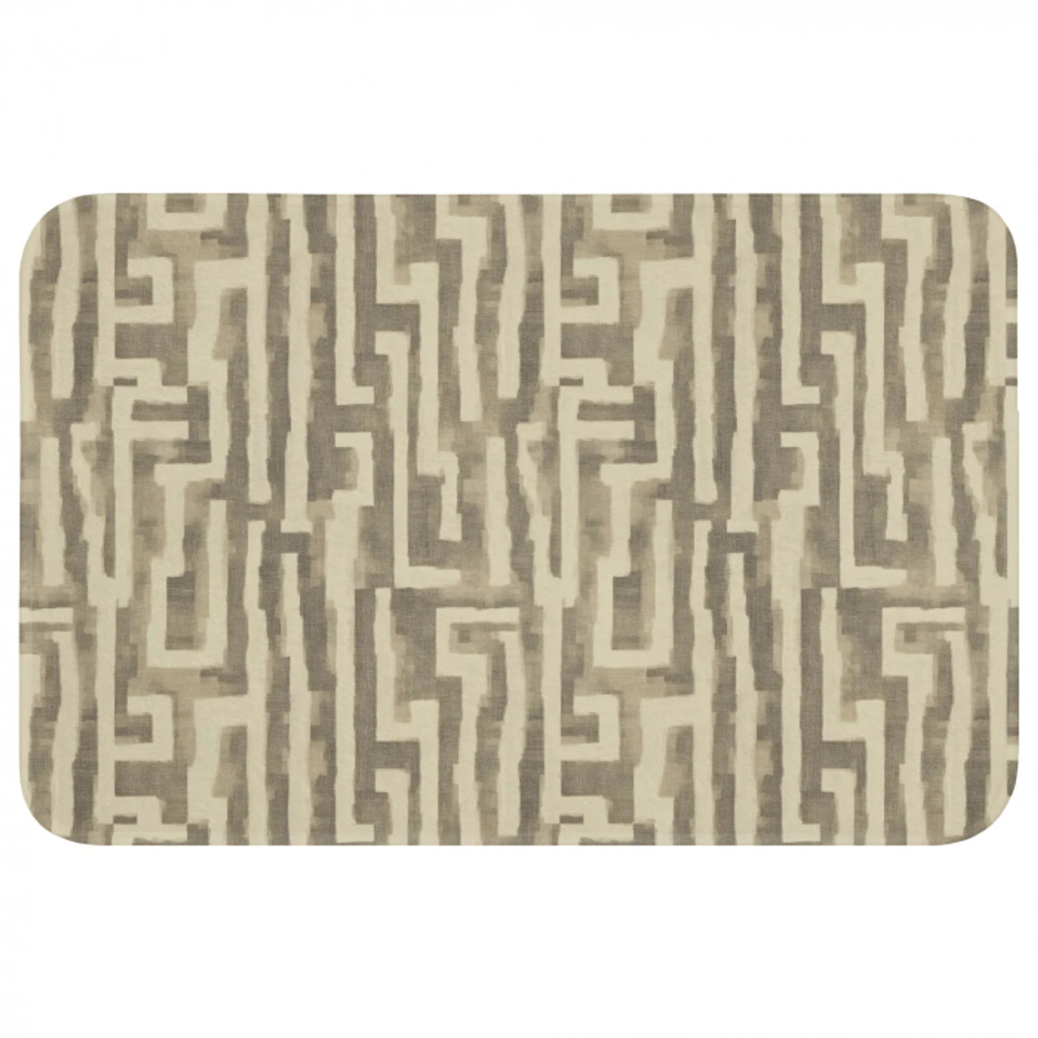 Abstract - Geometrisch - Groen Badmat klein 997 -3d