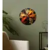 Specerijen - Explosie - Oranje Wandcirkel kunststof plaat 5mm dik klein -sfeer3