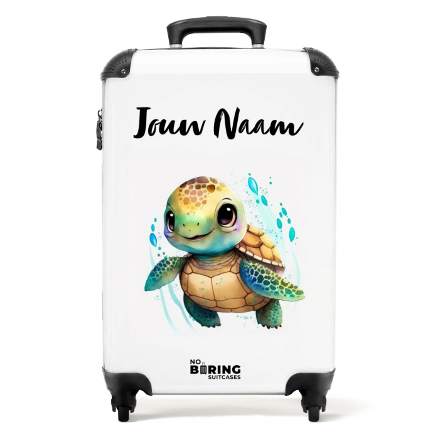 Ziggy Zeeschildpad NBS - Handbagage koffer - Kinderen Unisex middel -productfoto_recht