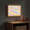 Madeliefjes - Kleurrijk - Pastel Light Box met batterij (Wandlamp kind) middel -sfeer5_kind