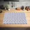 Oceaan - Visachtig - Blauw - Wit Inductie beschermer vinyl 3mm klein 276 -sfeer5