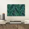 Bladeren - Tropical - Jungle aluminium wit klein -sfeer1
