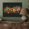 Groente - Eten - Kruiden - Graffiti - Koken PET vilt klein -sfeer2