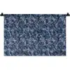 Graniet - Blauw - Koel Wandkleed katoen klein 269 -zz3d