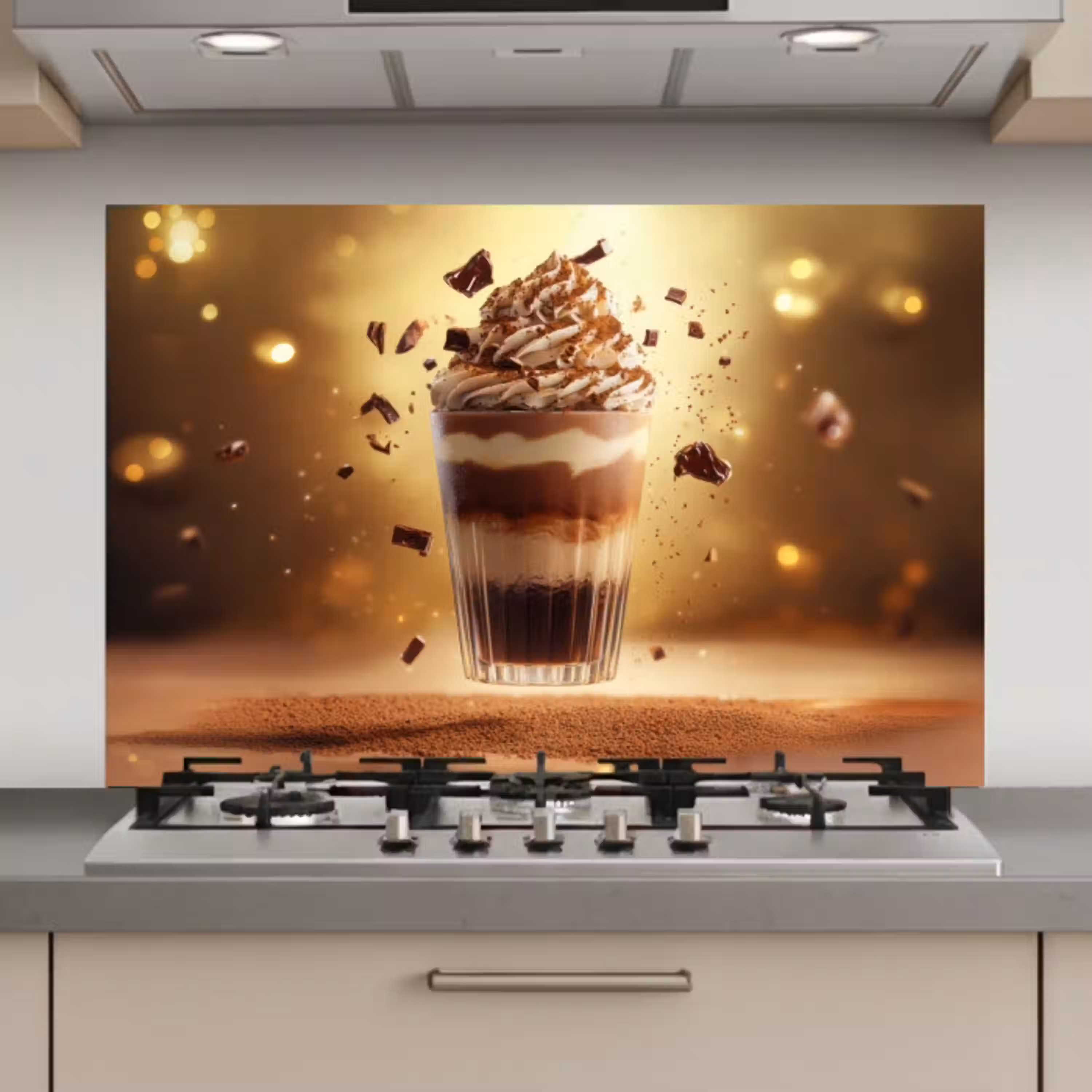Dessert - Chocolade - Zoet - Eten keuken achterwand spatscherm klein -3d_website