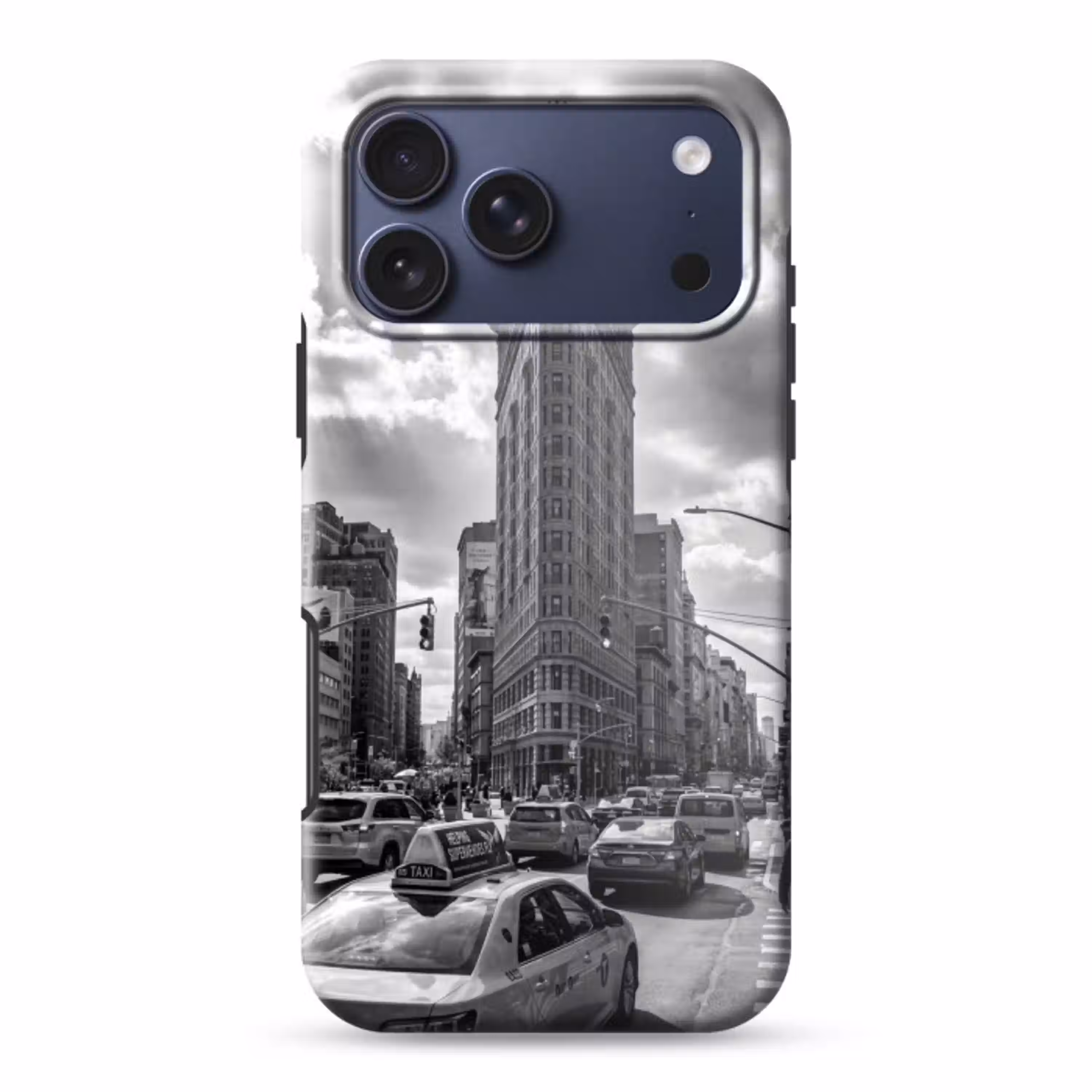 Gebouw - Hoogbouw - Stad - Architectuur - Zwart-wit Toughcase MagSafe Apple iPhone 17 Pro Max klein -3d