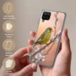 Groenling - Katjes - Lente - Natuur - Zacht Telefoonhoesje Samsung Galaxy A12 klein -sfeer3_NL
