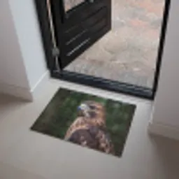 Buizerd - Roofvogel - Natuur - Bruin Deurmat klein -sfeer5