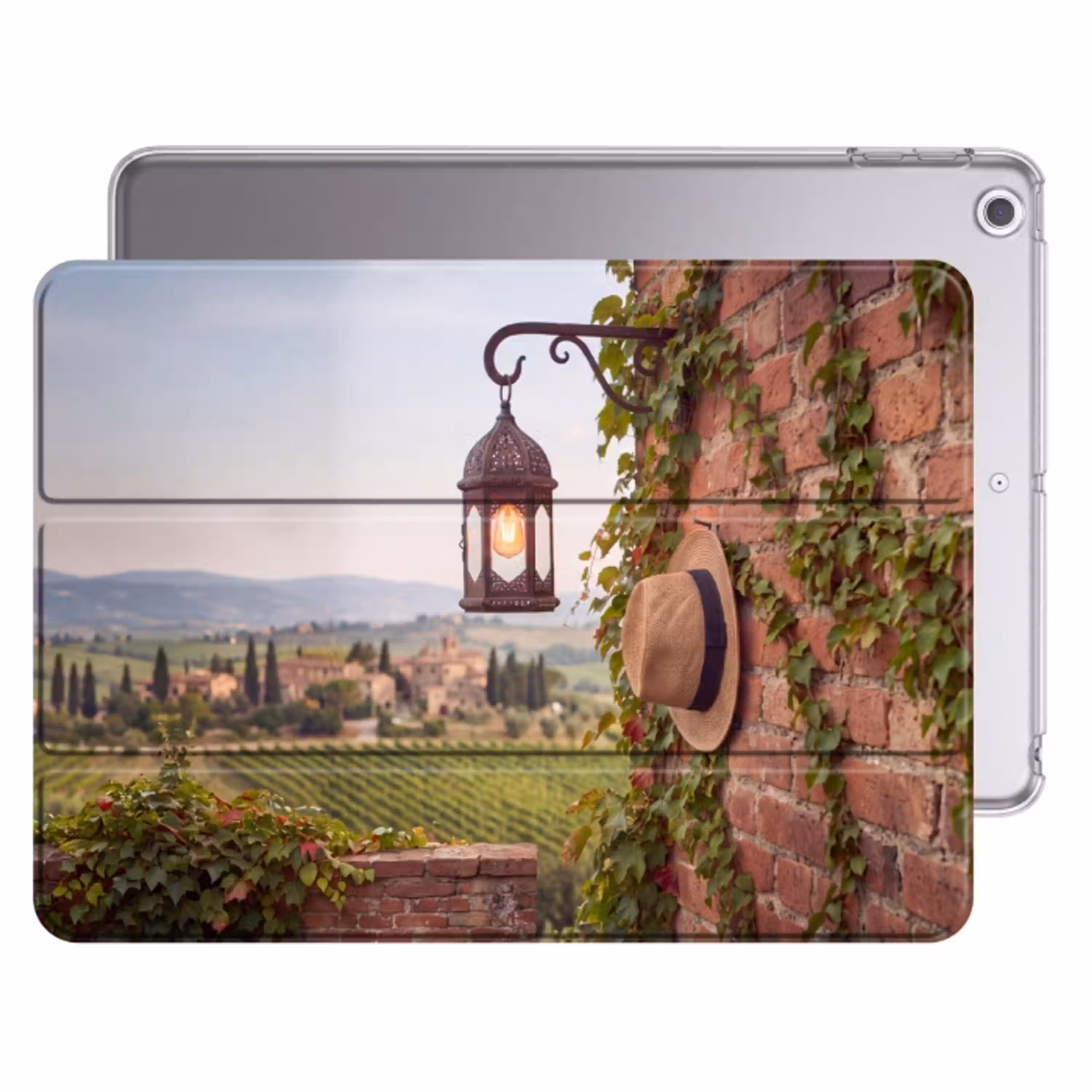 Lantaarn - Wijngaard - Landschap - Italiaans Apple iPad 2017 middel -threedimensional_3d_global