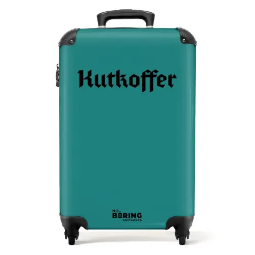 Quotes - Kutkoffer petrolblauw NBS - Handbagage koffer - Kinderen Unisex middel -productfoto_recht