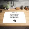 Quotes - Pap definitie - Spreuken - Vader Inductie beschermer vinyl 3mm klein -sfeer5