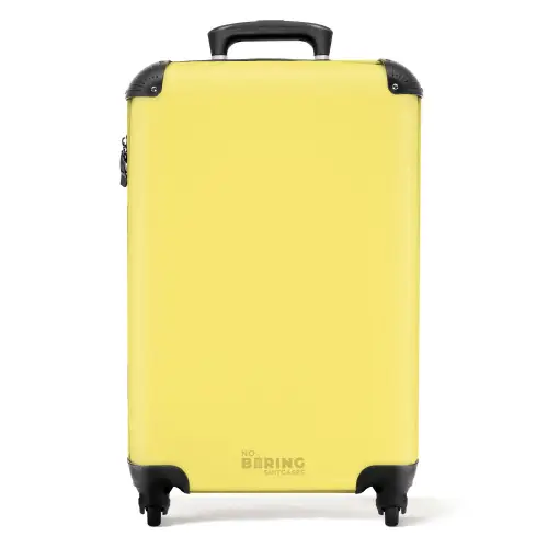 Pastel - Pastelgeel NBS - Handbagage koffer - Kinderen Unisex middel -productfoto_recht