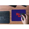 Blauw - Rood - Yes fun - 3D muismat rubber klein -toetsenbord