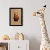 Beer - Minimalistisch - Bruin fotolijst zwart zonder passe partout klein -usfeer4_kinderkamer