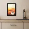 Koffie - Landschap - Oranje - Koffiebonen KitchenYeah - Keuken - Fotolijst klein -sfeer2