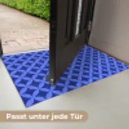 Patroon - Blauw Deurmat klein -USP_DE