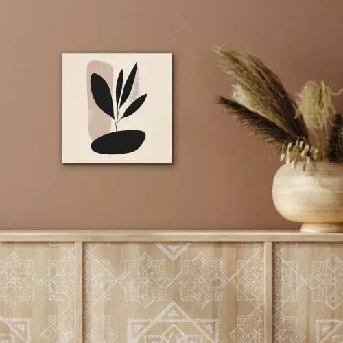 Plant - Beige - Japandi aluminium wit klein -sfeer4