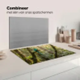 Quetzal - Jungle - Natuur - Groen Inductie beschermer vinyl 3mm klein -wsfeer7_website
