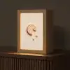 Koekje - Kruimels - beige Light Box met kabel (Tafellamp) klein -z3d_website