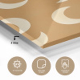 Manen - Patroon - Oker plexiglas 5mm klein 11 -sfeer2
