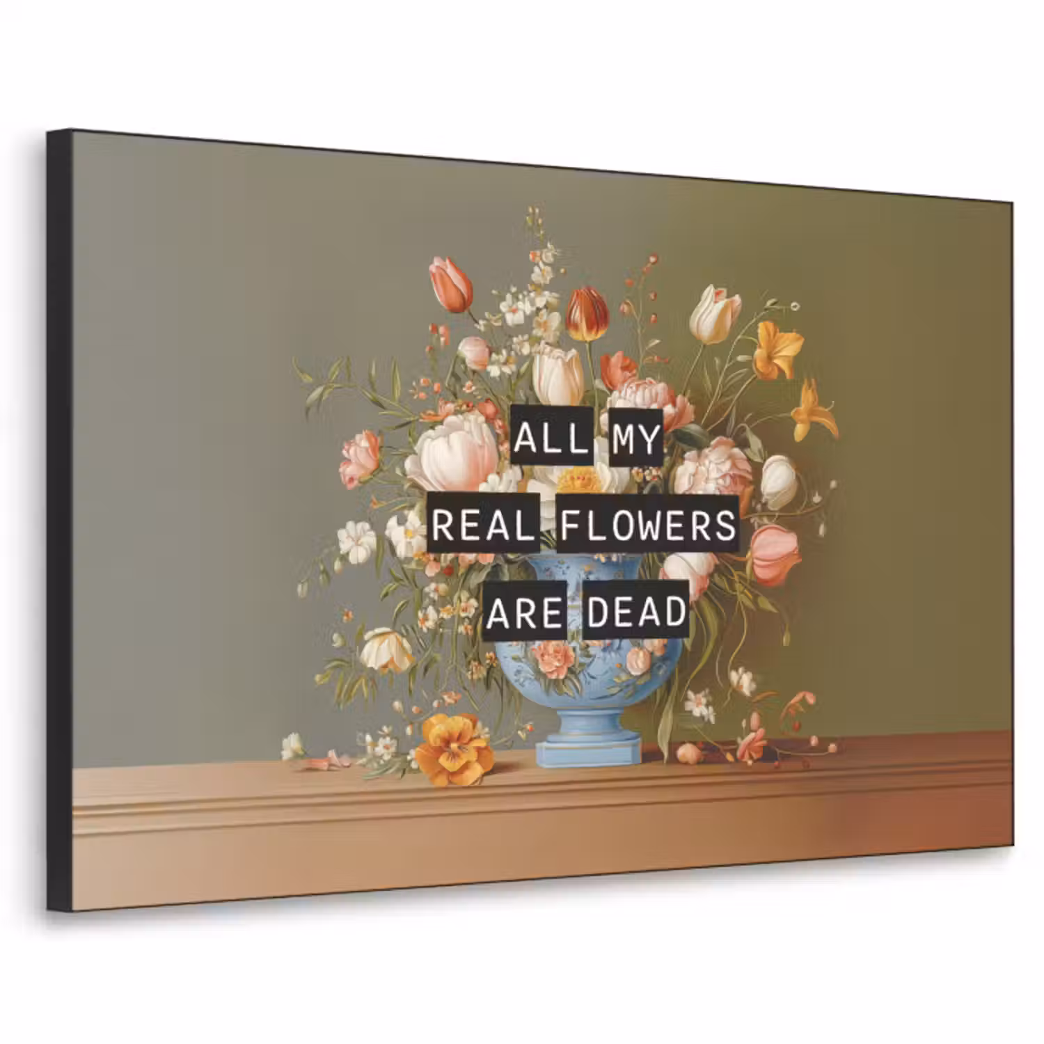 Art frame - Bloem - Quote - Vintage - Art