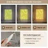 Groen - Hartjes - Wit Light Box met kabel (Kinderlampje) klein -USP_lichtkleurNL