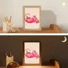 Tijger - Roze - Oranje Light Box met kabel (Kinderlampje) klein -sfeer3_kind