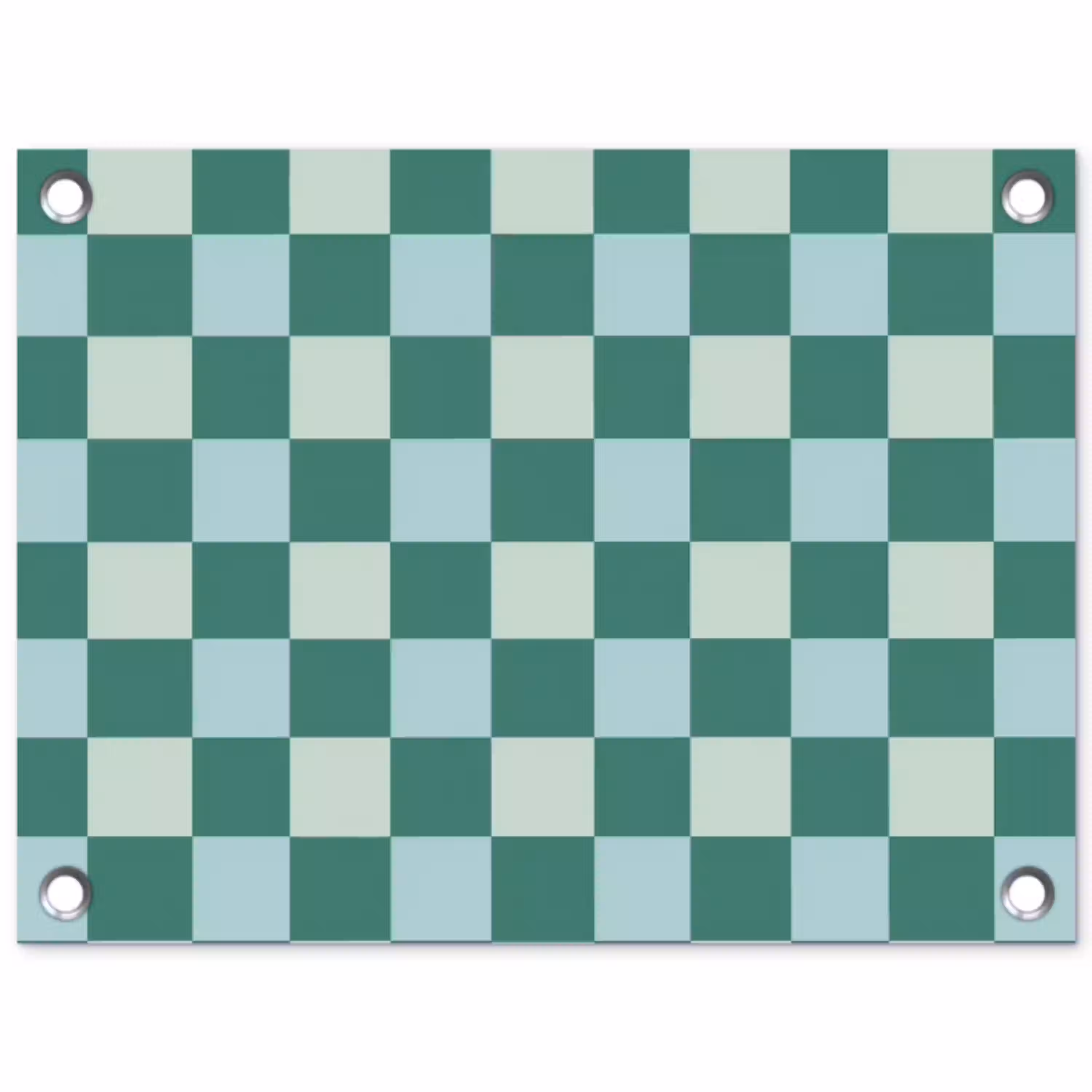 Schaak - Klassiek - Groen tuinposter los doek klein 239 -3d