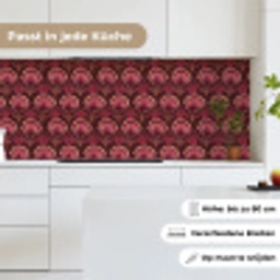 Antiek - Bloemen - Kleurrijk keuken achterwand 2 middel 871 -sfeer4_DE