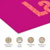 Oh la la - Luipaardprint - Roze poster papier klein -closeup_NL