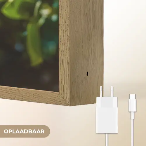 Citroenen - Bladeren - Blauwe lucht Light Box met batterij (Wandlamp) middel -USP_websiteoplaadbaarNL