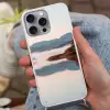 Water - Bomen - Mistlaag Hoesje iPhone 16 Pro Max met koord klein -sfeer3