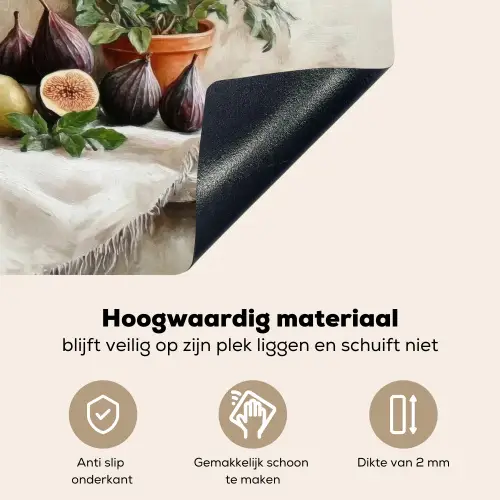 Fruit - Kruiden - Landelijk Inductie beschemer met haakjes klein -ky-onderkant-nl