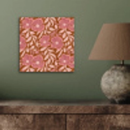 Sfeer - Bloemen - Roze aluminium wit klein 46 -sfeer2