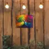 Boom - Kleurrijk - Modern - Abstract tuinposter los doek klein -sfeer1