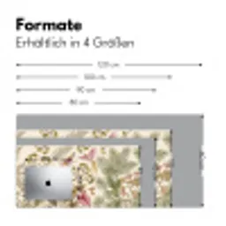 Vogels - Tropisch - Botanisch - Roze Muismat XXL klein -ysfeer5_duits