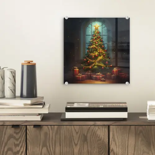 Kerstboom - Cadeau - Kerst - Winter plexiglas 5mm klein -sfeer1