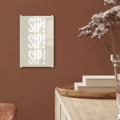 Vintage - Decoratie - Japandi - Wit plexiglas 5mm klein -sfeer5