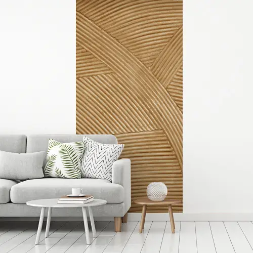 Structuren in rotan uit de natuur fotobehang vinyl groot -woonkamer
