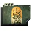 Plant - Bloemen - Wit Inductie beschemer met haakjes klein -3d